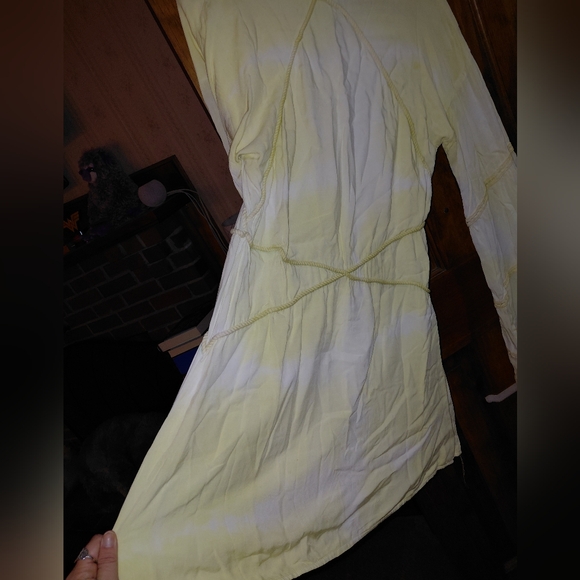 Jen's Pirate Booty Tie Dye Florence Tunic/Dress Neon Green/Yellow NWOT - Picture 12 of 14